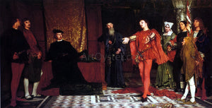  Ladislas Von Czachorski The Actors before Hamlet - Canvas Art Print