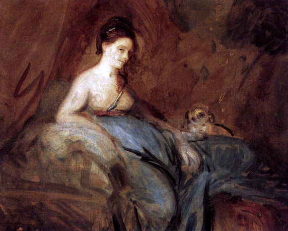 Sir Joshua Reynolds The Actress Kitty Fisher - Canvas Art Print
