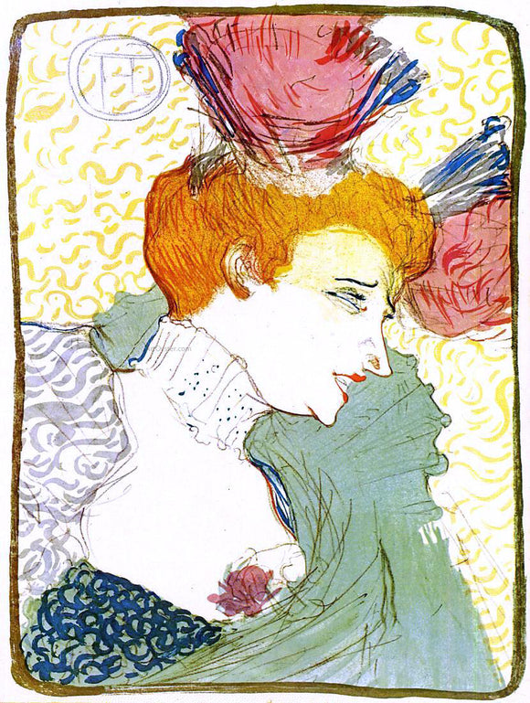 Henri De Toulouse-Lautrec The Actress Marcelle Lender - Canvas Art Print