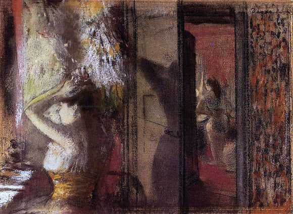  Edgar Degas The Actresses Dressing Room - Canvas Art Print