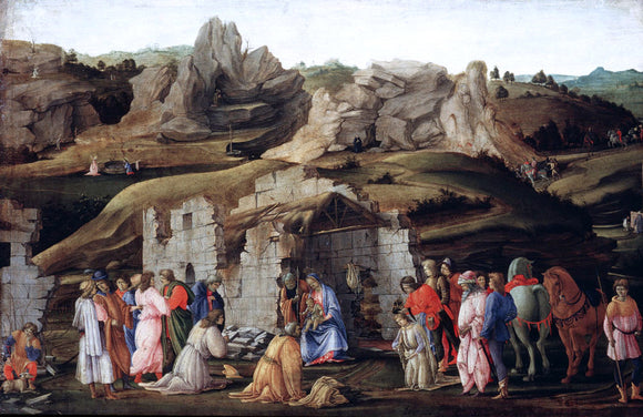  Filippino Lippi The Adoration of the Magi - Canvas Art Print