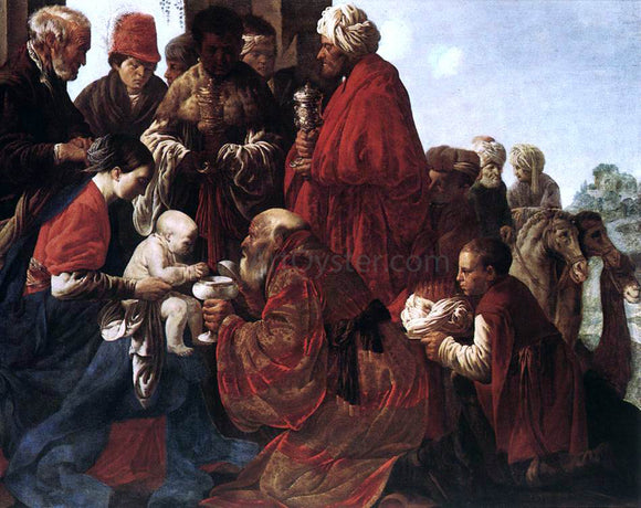  Hendrick Terbrugghen The Adoration of the Magi - Canvas Art Print