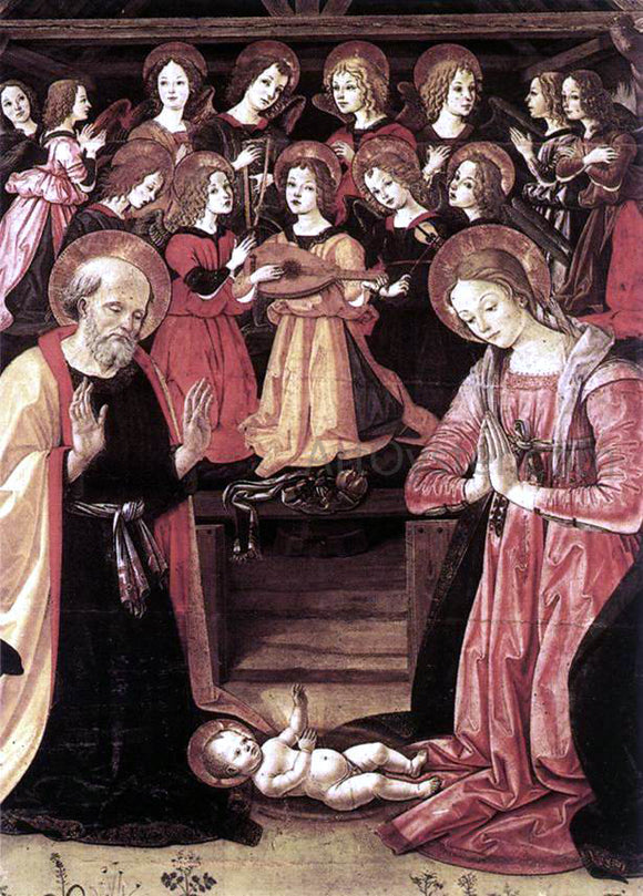  Fiorenzo Di Lorenzo The Adoration of the Magi - Canvas Art Print
