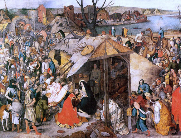  The Younger Pieter Bruegel The Adoration of the Magi - Canvas Art Print
