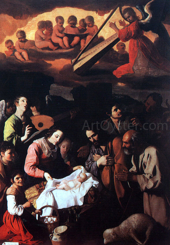  Francisco De Zurbaran The Adoration of the Shepherds - Canvas Art Print