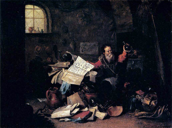  The Elder David Teniers The Alchemist - Canvas Art Print