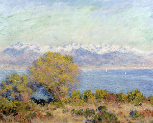  Claude Oscar Monet The Alps Seen from Cap d'Antibes - Canvas Art Print