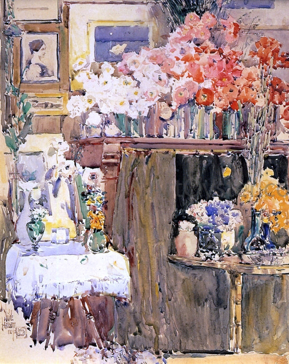  Frederick Childe Hassam The Altar and the Shrine - Canvas Art Print