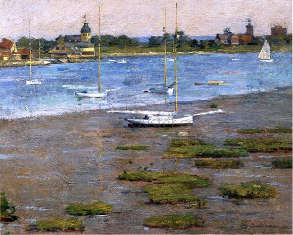  Theodore Robinson The Anchorage, Cos Cob - Canvas Art Print