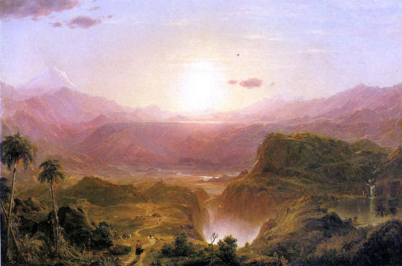  Frederic Edwin Church The Andes of Ecuador - Canvas Art Print