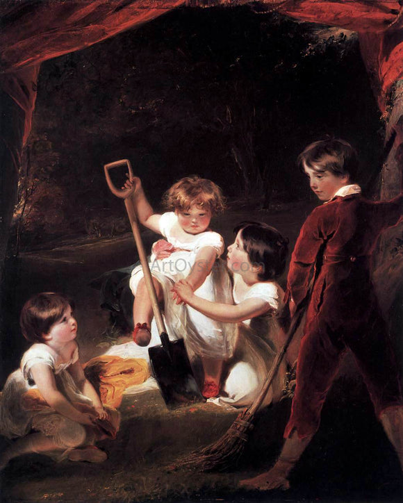  Sir Thomas Lawrence The Angerstein Children - Canvas Art Print