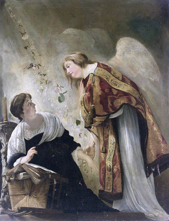  Paulus Bor The Annunciation - Canvas Art Print
