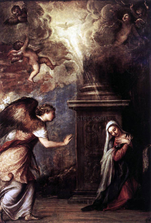  Titian The Annunciation - Canvas Art Print