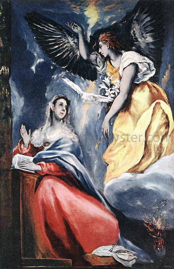  El Greco The Annunciation - Canvas Art Print