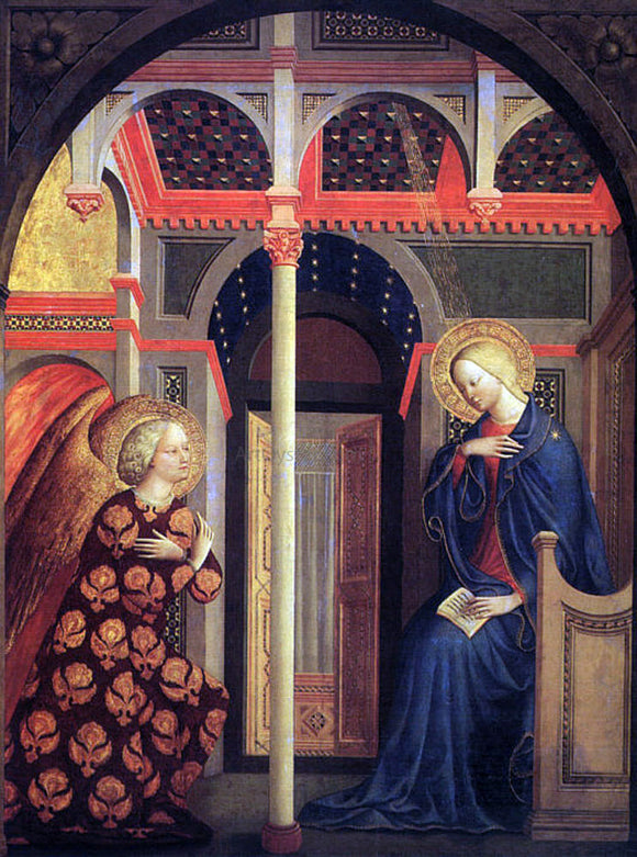  Tommaso Masolino The Annunciation - Canvas Art Print