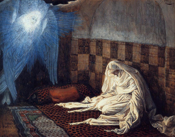 James Tissot The Annunciation - Canvas Art Print