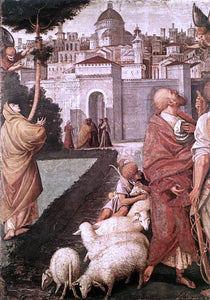  Gaudenzio Ferrari The Annunciation to Joachim and Anna - Canvas Art Print