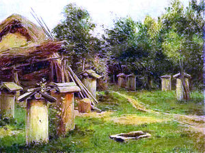  Isaac Ilich Levitan The Apiary - Canvas Art Print