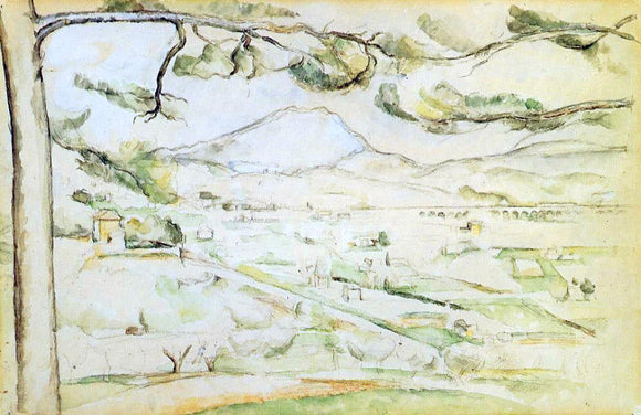  Paul Cezanne The Arc Valley - Canvas Art Print
