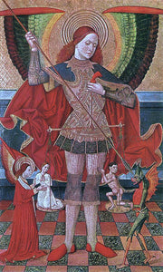  Juan De la Abadia The Archangel Michael - Canvas Art Print