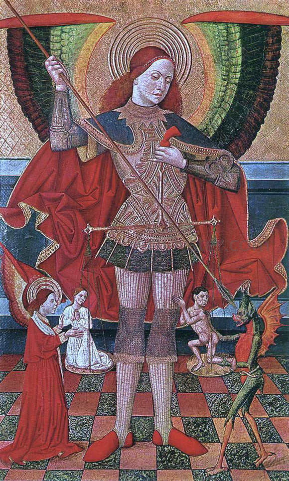  Juan De la Abadia The Archangel Michael - Canvas Art Print