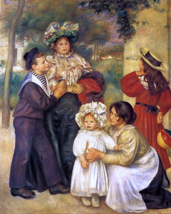  Pierre Auguste Renoir The Artist's Family - Canvas Art Print