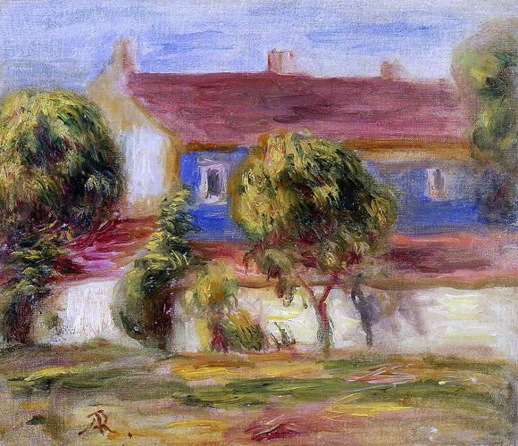  Pierre Auguste Renoir The Artist's House - Canvas Art Print