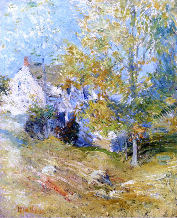  John Twachtman The Artist's House Through the Trees - Canvas Art Print