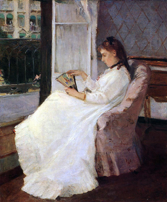  Berthe Morisot The Artist's Sister at a Window - Canvas Art Print