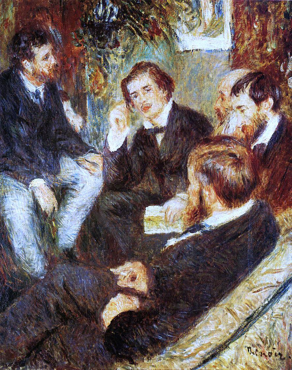  Pierre Auguste Renoir An Artist's Studio, Rue Saint-Georges - Canvas Art Print