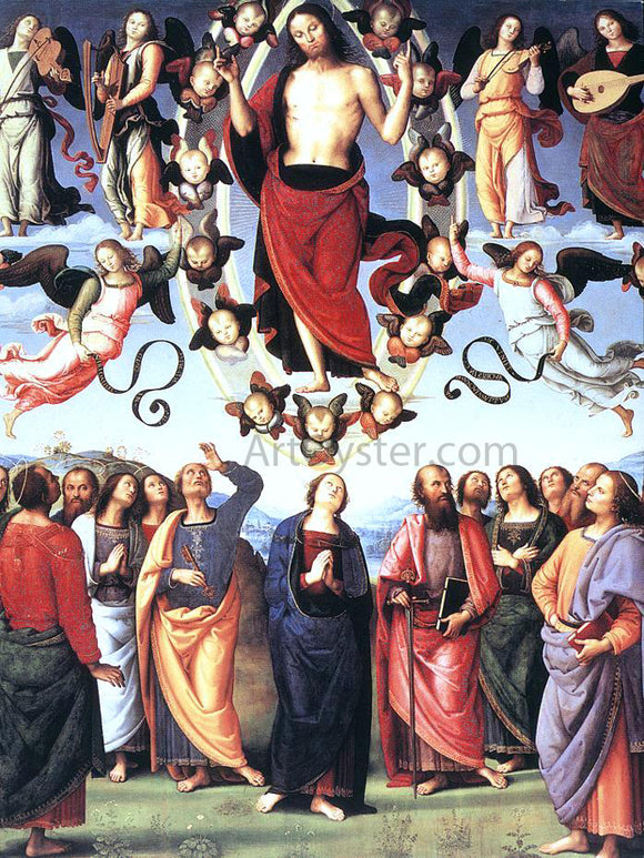  Pietro Perugino The Ascension of Christ - Canvas Art Print