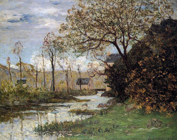  Maxime Maufra The Auray River, Spring - Canvas Art Print