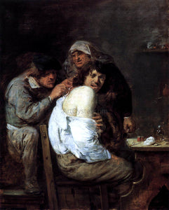  Adriaen Brouwer The Back Operation - Canvas Art Print