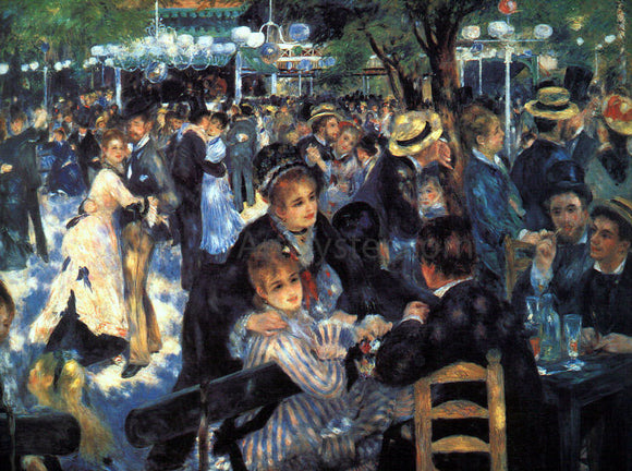  Pierre Auguste Renoir A Ball at the Moulin de la Galette - Canvas Art Print