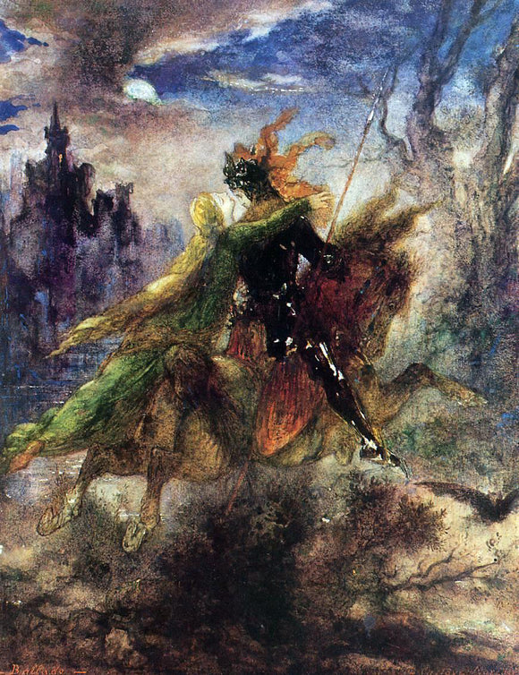  Gustave Moreau The Ballad - Canvas Art Print