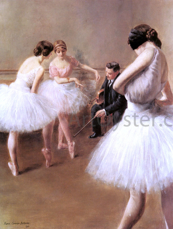  Pierre Carrier-Belleuse The Ballet Lesson - Canvas Art Print