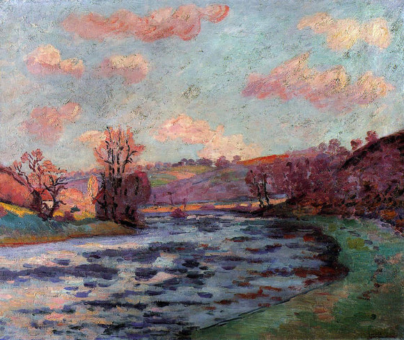  Armand Guillaumin The Banks of the Creuse River - Canvas Art Print