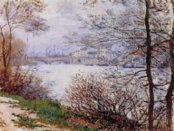  Claude Oscar Monet The Banks of the Seine, Ile de la Grande-Jatte - Canvas Art Print