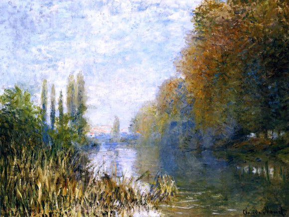  Claude Oscar Monet The Banks of The Seine in Autumn - Canvas Art Print