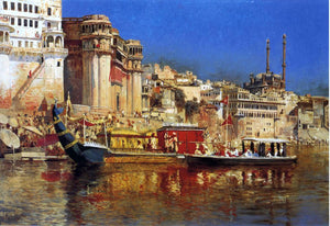 Edwin Lord Weeks The Barge of the Maharaja of Benares - Canvas Art Print