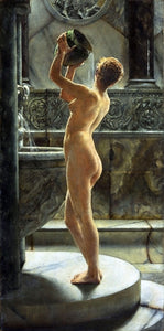  John Reinhard Weguelin The Bath - Canvas Art Print