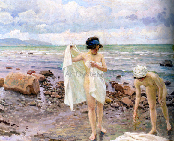  Paul-Gustave Fischer The Bathers - Canvas Art Print