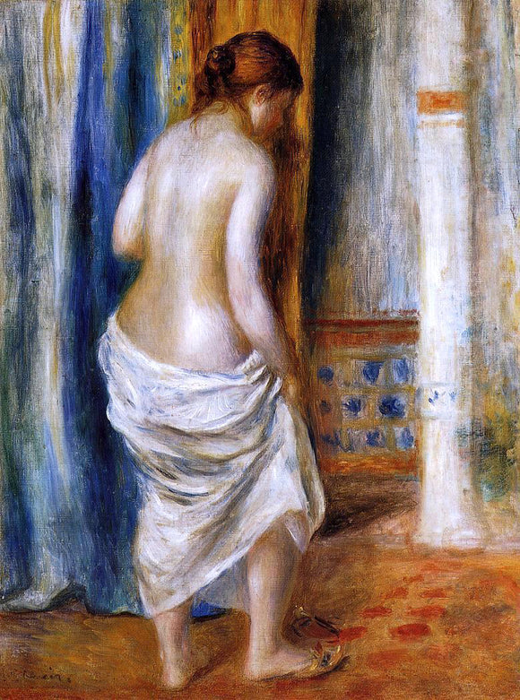  Pierre Auguste Renoir The Bathrobe - Canvas Art Print