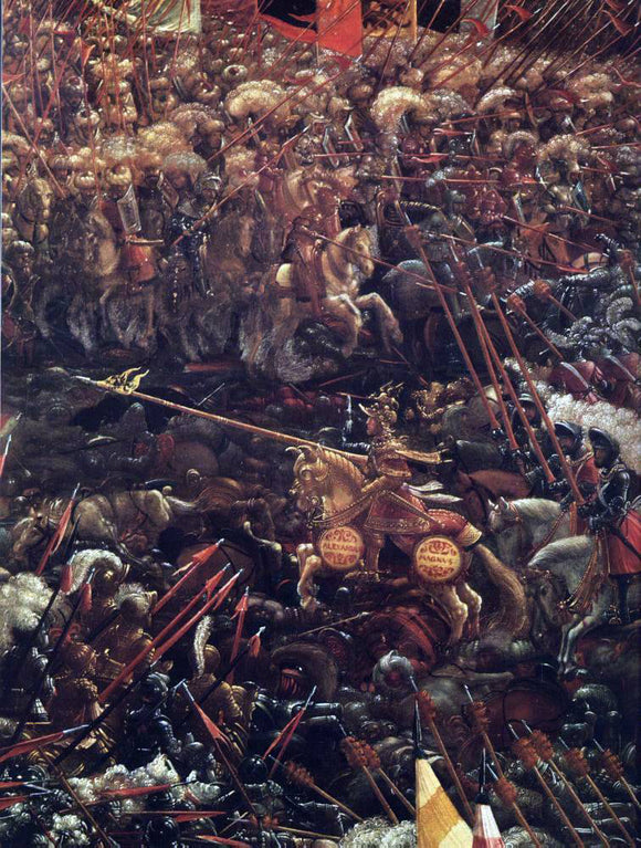  Denys Van Alsloot The Battle Of Alexander (detail) - Canvas Art Print