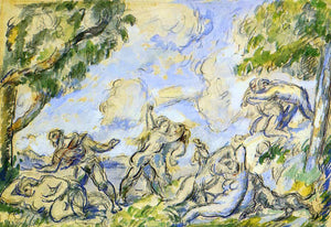  Paul Cezanne The Battle of Love - Canvas Art Print