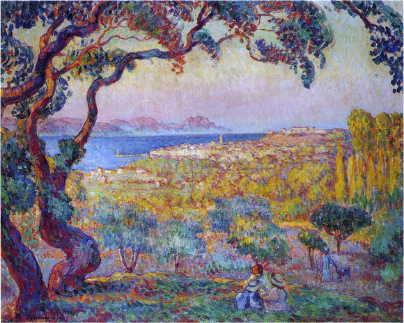  Henri Lebasque The Bay at St Tropez - Canvas Art Print