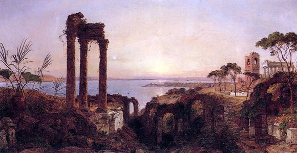  Jasper Francis Cropsey The Bay of Naples - Canvas Art Print