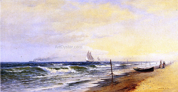  Francis A Silva The Beach at Seabright - Canvas Art Print