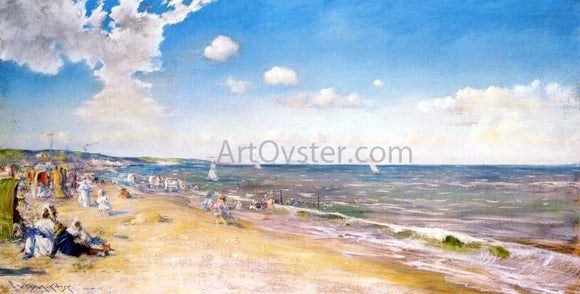  William Merritt Chase The Beach at Zandvoort (also known as The Beach) - Canvas Art Print