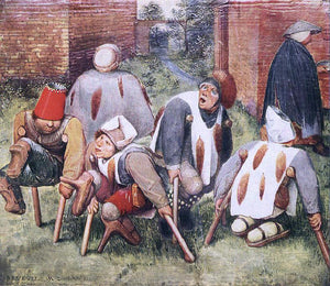  The Elder Pieter Bruegel The Beggars - Canvas Art Print